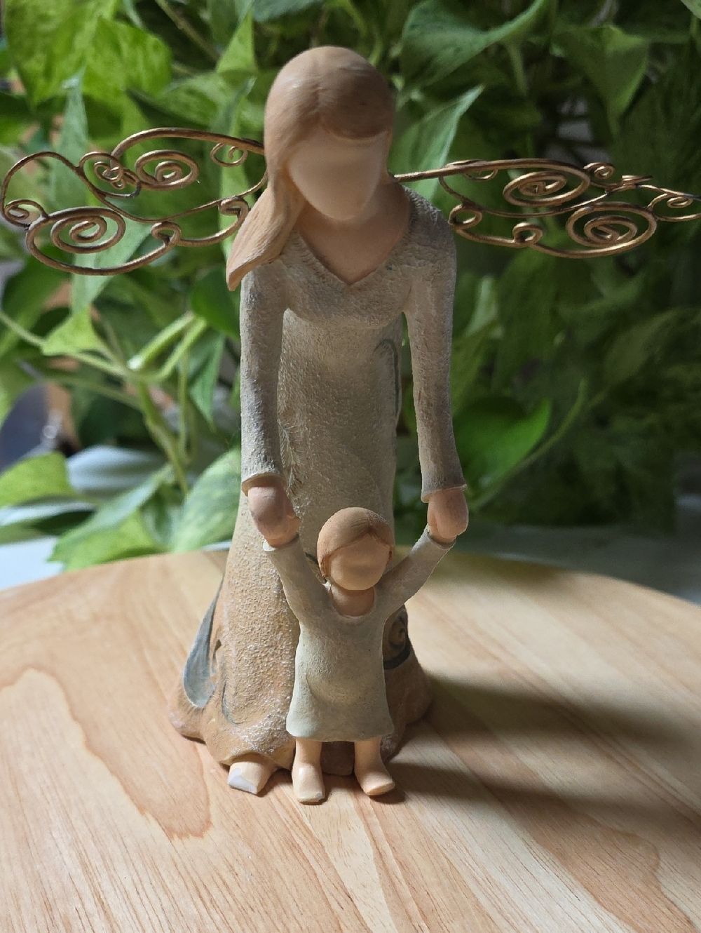 Vintage Mathew Danko 2004 Florentine Angels Mom Walking Babby